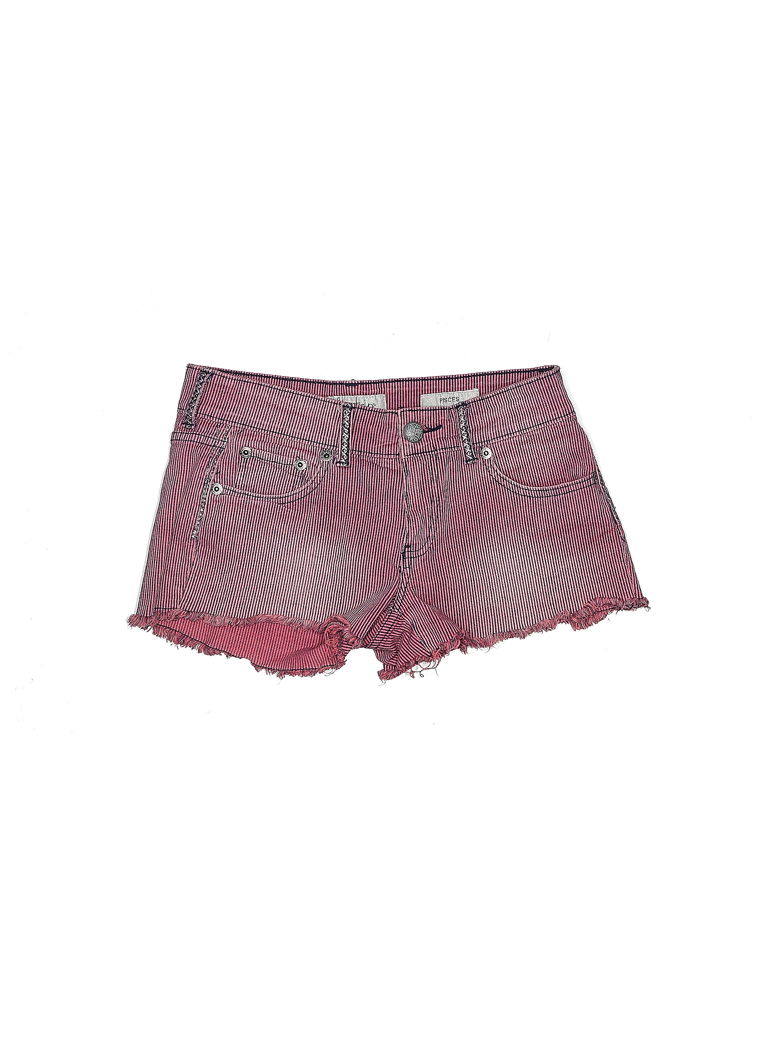 Daytrip Solid Pink Denim Shorts 27 Waist 75 off thredUP