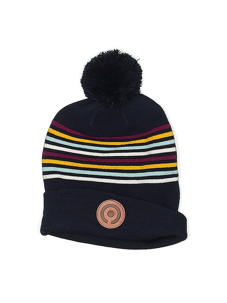 Pre-owned Assorted Brands Beanie Hat In Blue