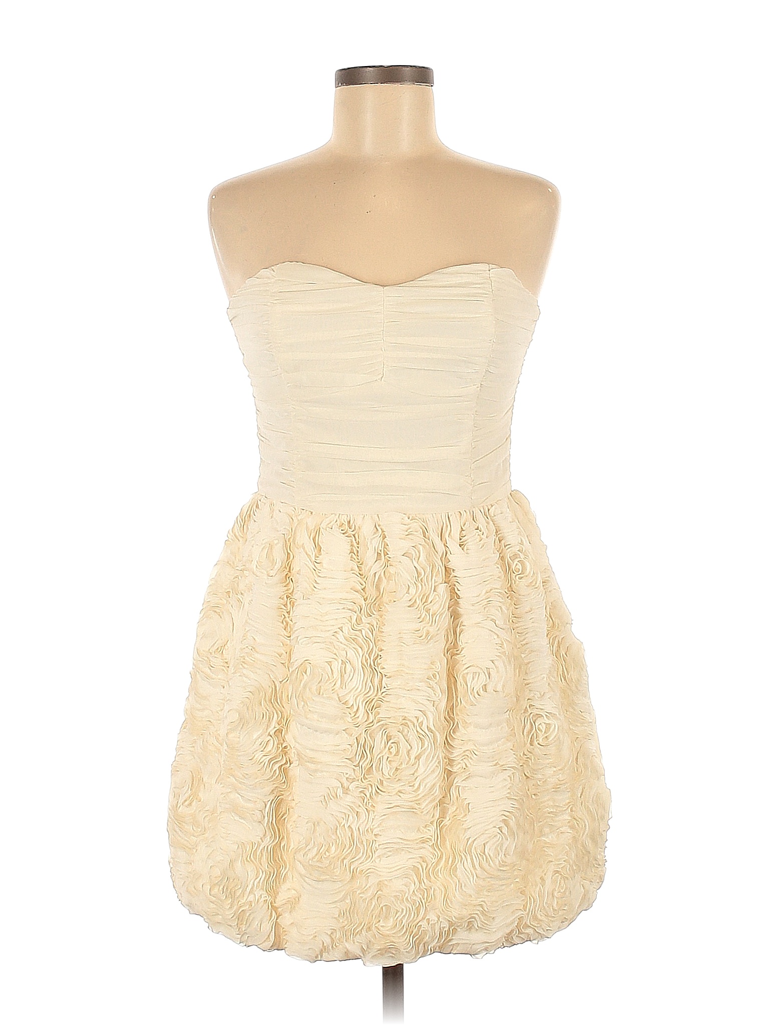 The Garden Collection by H&M 100 Recycled Polyester Solid Tan Ivory