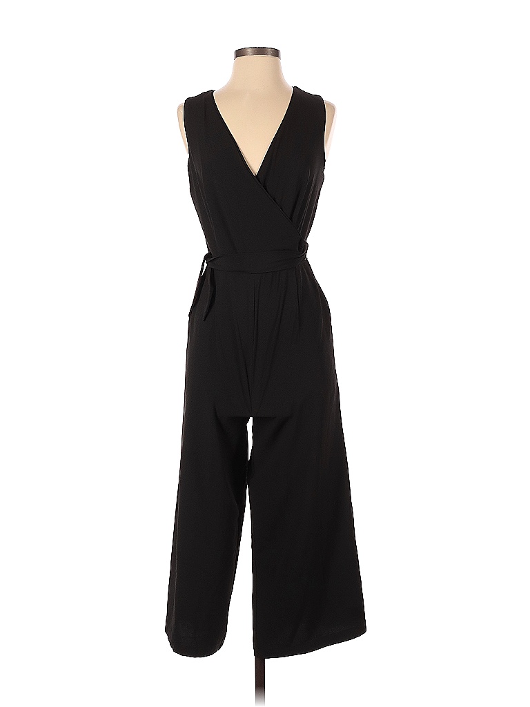 Cato Solid Black Jumpsuit Size 2 56 off thredUP