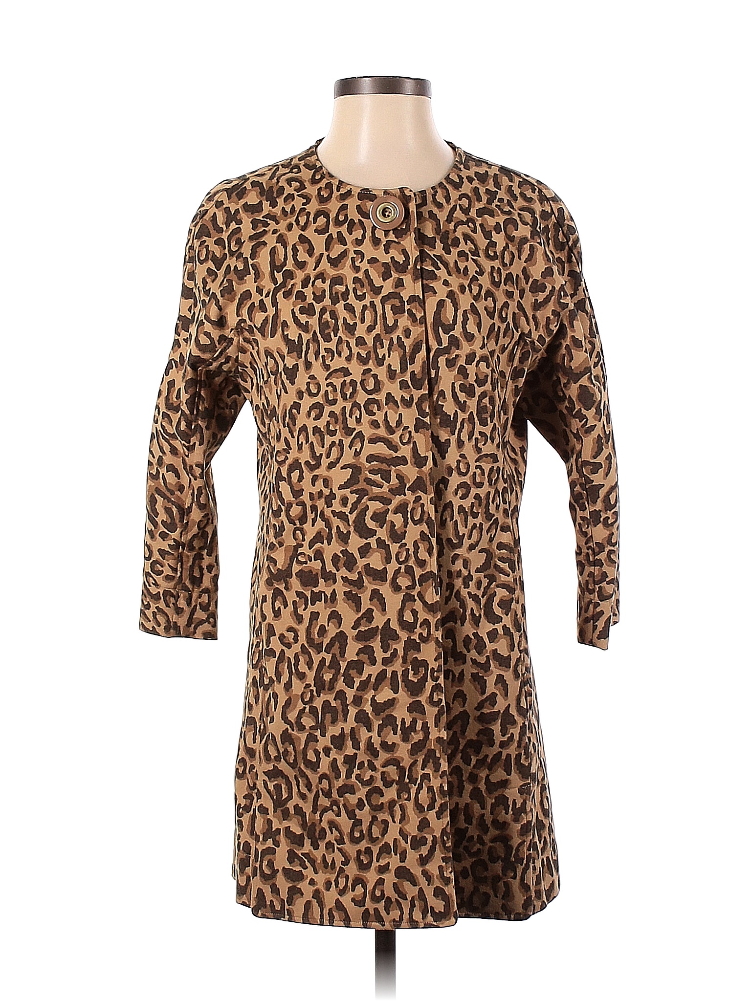 Carol Anderson by Invitation Animal Print Tan Jacket Size S 79 off