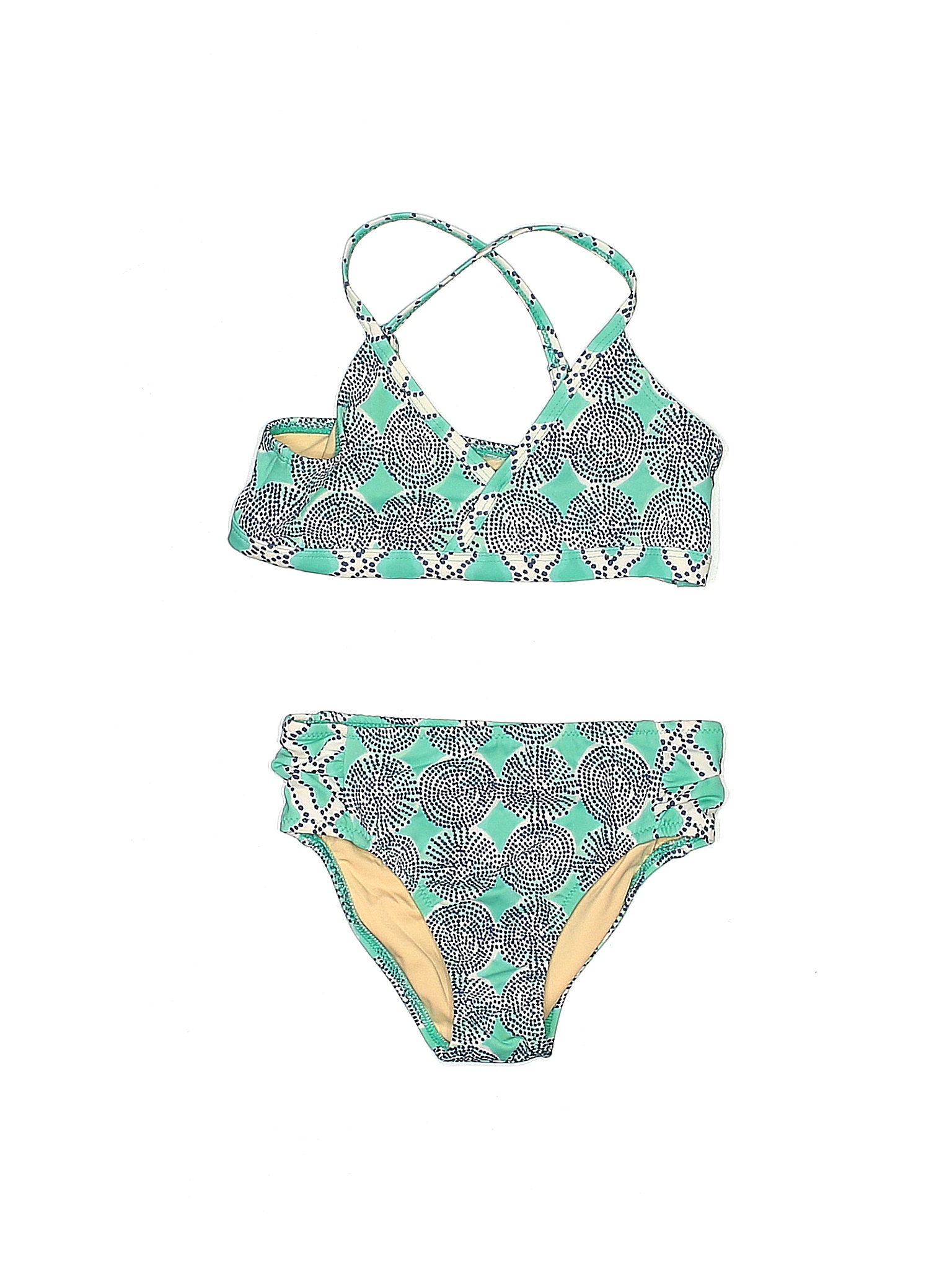 Cabanalife Blue Two Piece Swimsuit Size 7 - 8 - 40% off | thredUP