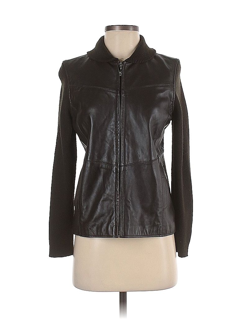 Jaclyn Smith 100% Leather Solid Black Leather Jacket Size S - 46% off ...