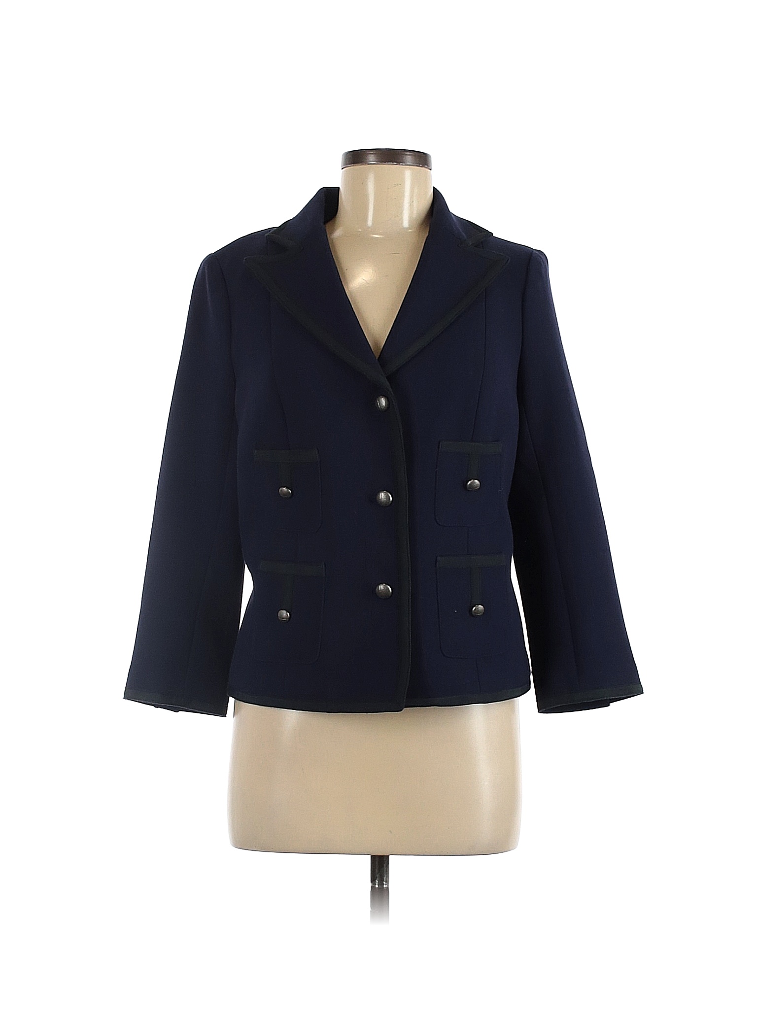 Cartonnier Solid Blue Blazer Size 8 - 84% off | thredUP