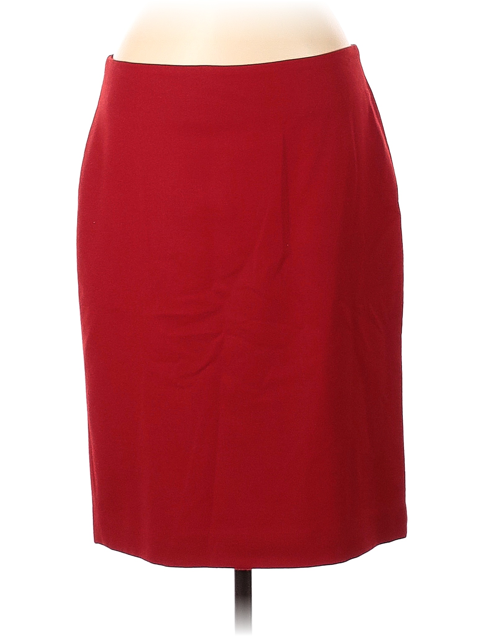 Talbots Solid Red Wool Skirt Size 6 - 89% off | thredUP