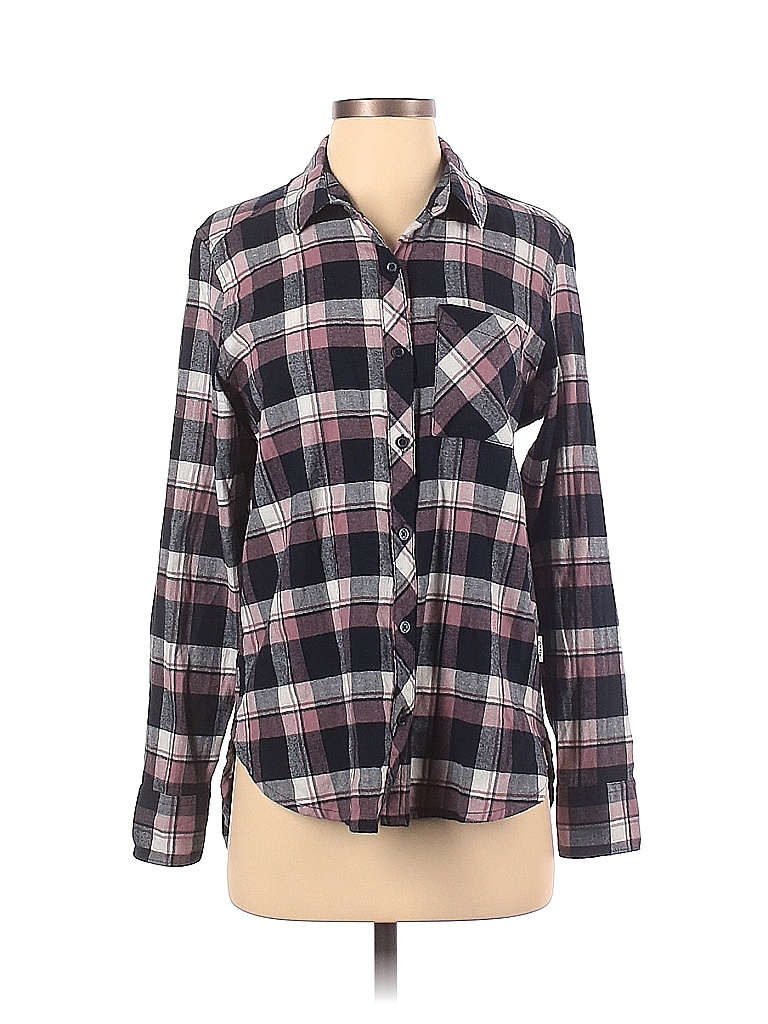 Orvis Plaid Black Long Sleeve Button-Down Shirt Size S - 79% off | thredUP