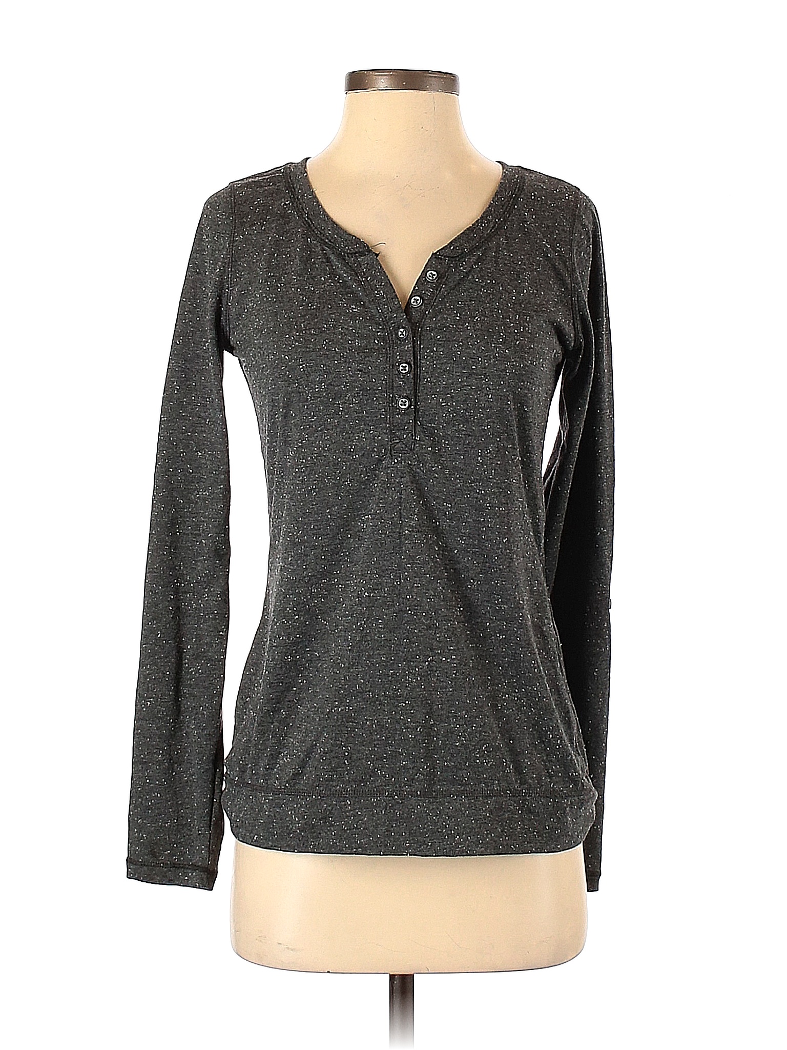 Jockey Gray Long Sleeve Henley Size S - 58% off | thredUP