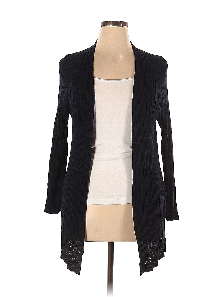 Verve Ami Solid Black Blue Cardigan Size XL - 74% off | thredUP