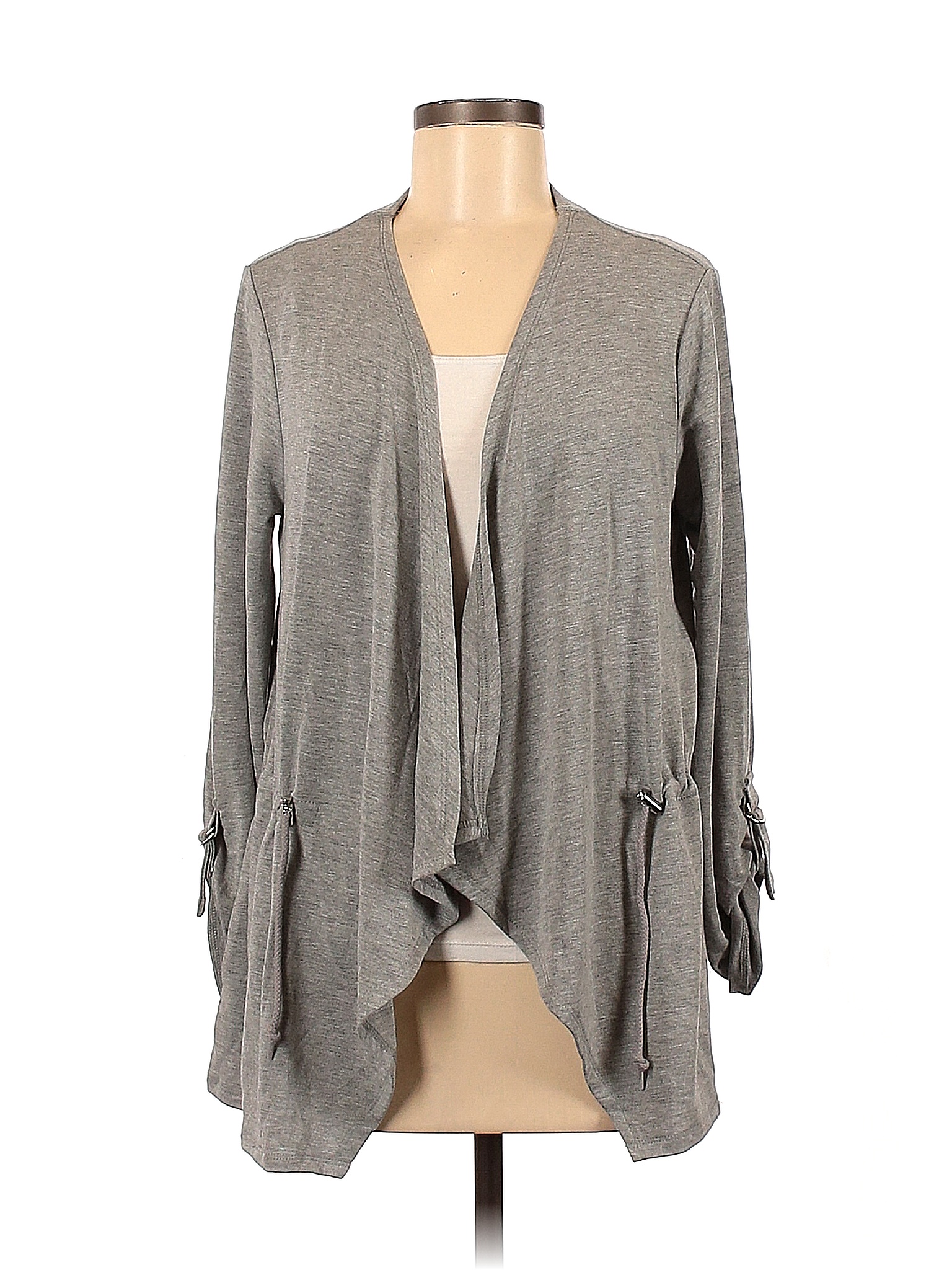 Cable & Gauge Solid Gray Cardigan Size S - 72% off | thredUP