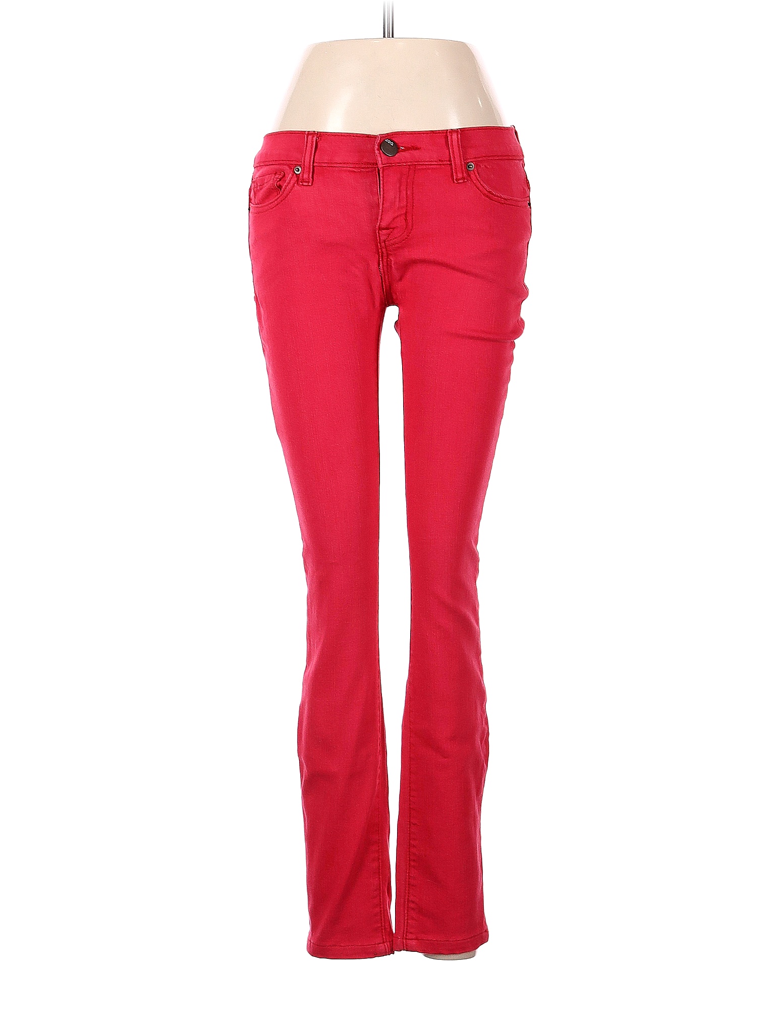 Bdg Solid Red Jeans 25 Waist 81 Off Thredup