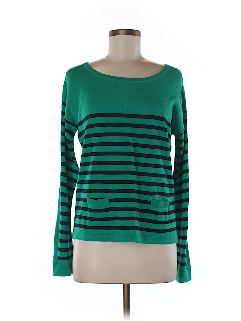 The Limited Stripes Green Pullover Sweater Size M - 81% off | thredUP