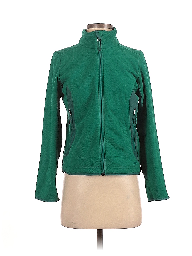 L.L.Bean Solid Green Jacket Size XS - 81% off | thredUP