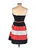 B. Darlin 100% Polyester Stripes Color Block Red Cocktail Dress Size 10 - 9 - photo 2