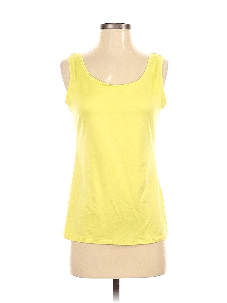Peter Nygard Solid Yellow Sleeveless T-Shirt Size S - 76% off | thredUP