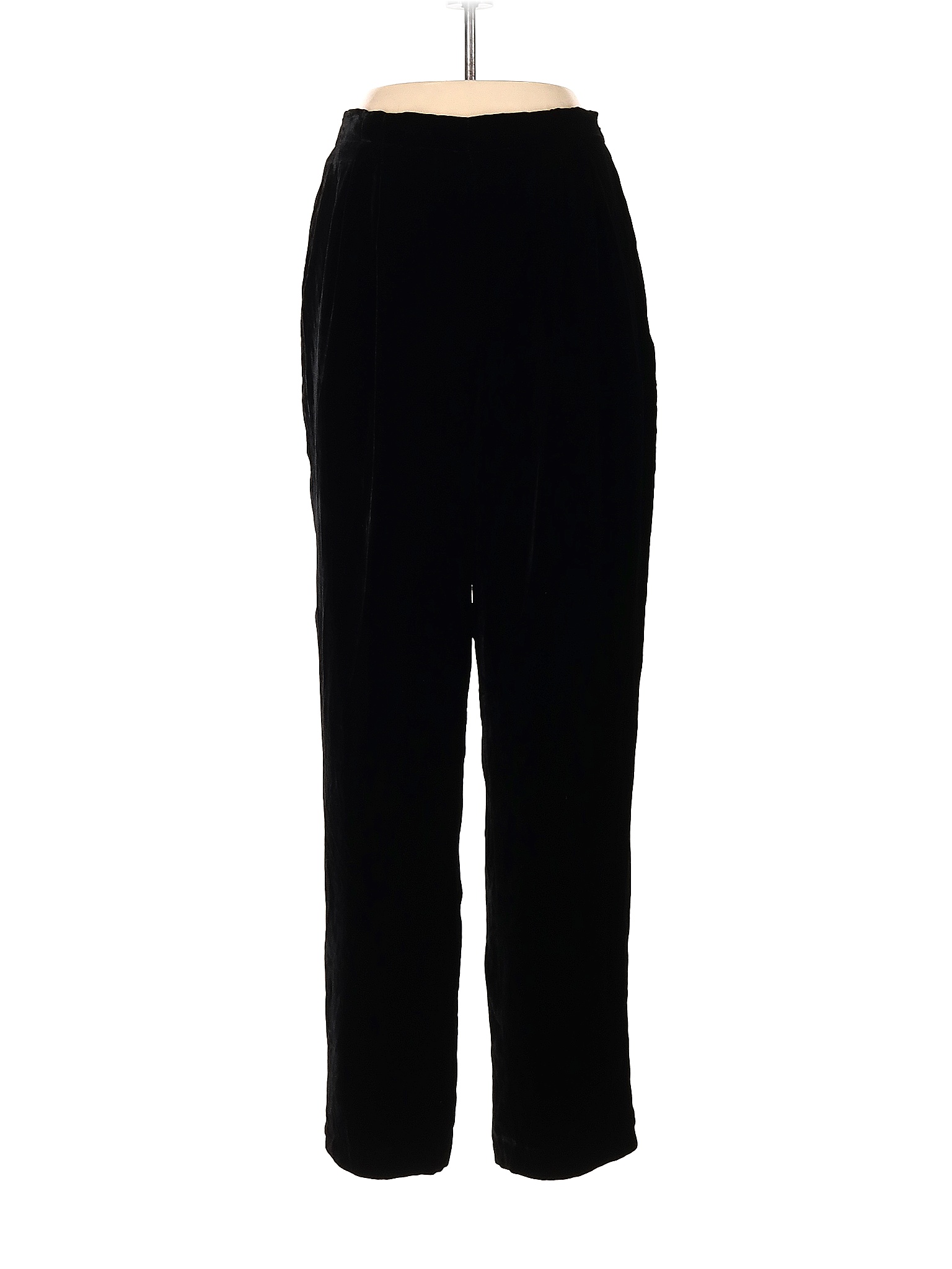 Valerie Stevens Solid Black Casual Pants Size L - 54% off | thredUP