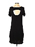 Hollister Solid Black Casual Dress Size S - photo 2