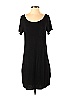 Hollister Solid Black Casual Dress Size S - photo 1