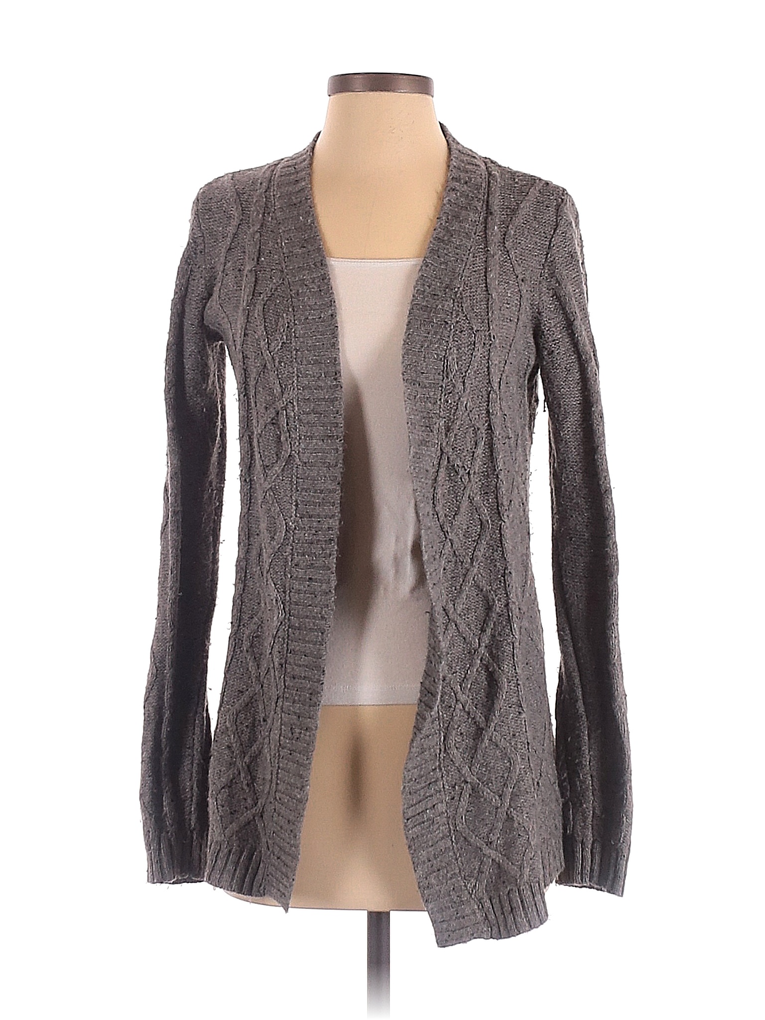 Belldini Solid Gray Cardigan Size S - 78% off | thredUP