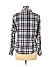 Riders by Lee Plaid White Long Sleeve Button-Down Shirt Size M - photo 2