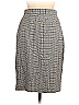 Michelle Stuart 100% Rayon Houndstooth Tweed Gray Formal Skirt Size 8 - photo 1