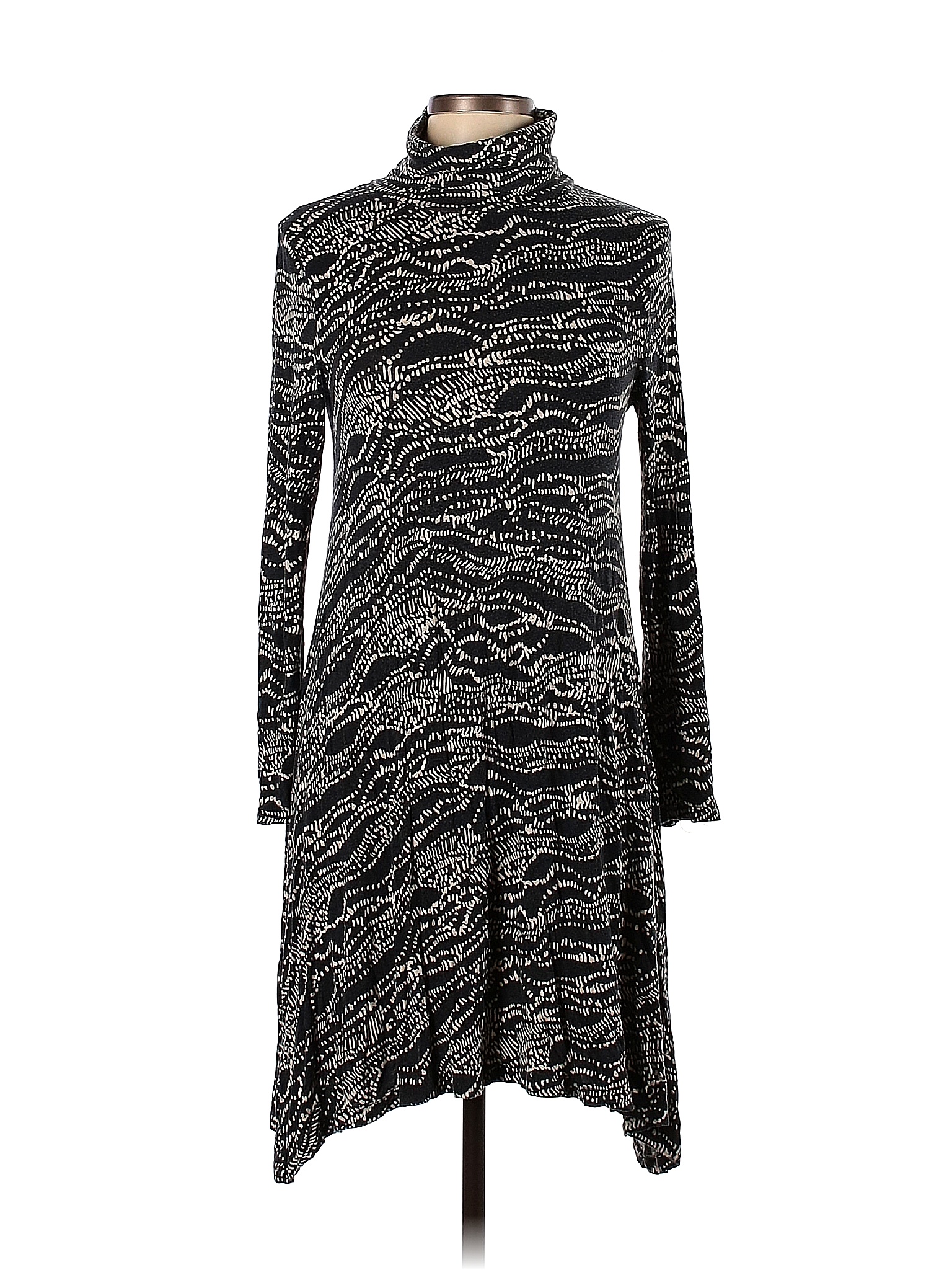 Maeve Animal Print Gray Casual Dress Size L - 76% off | thredUP