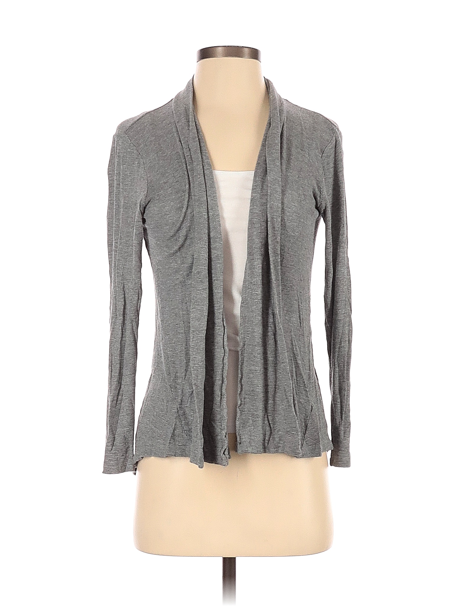 Cable & Gauge Solid Gray Cardigan Size S 75 off thredUP