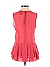 ASOS 100% Polyester Red Pink Sleeveless Blouse Size 2 - photo 2
