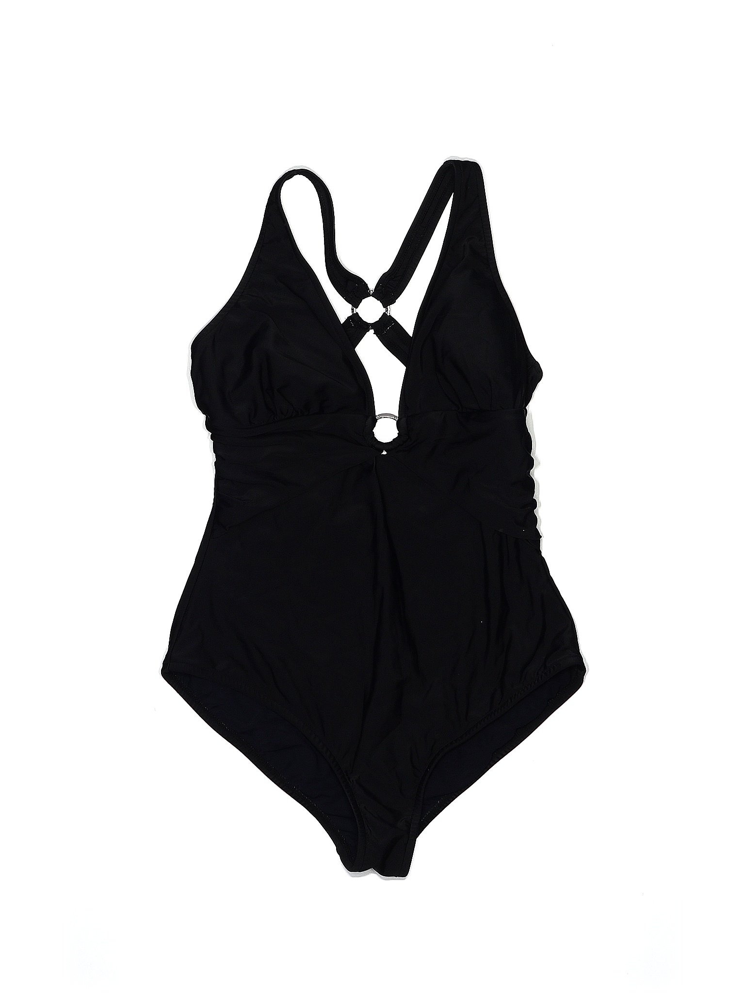 Venus Solid Black One Piece Swimsuit Size 20 (Plus) - 48% off | thredUP