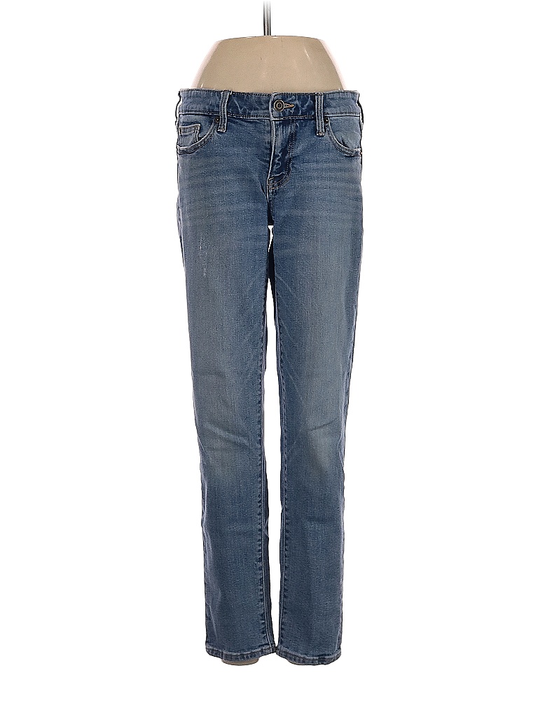 Gap Outlet Solid Blue Jeans 25 Waist - 88% off | thredUP