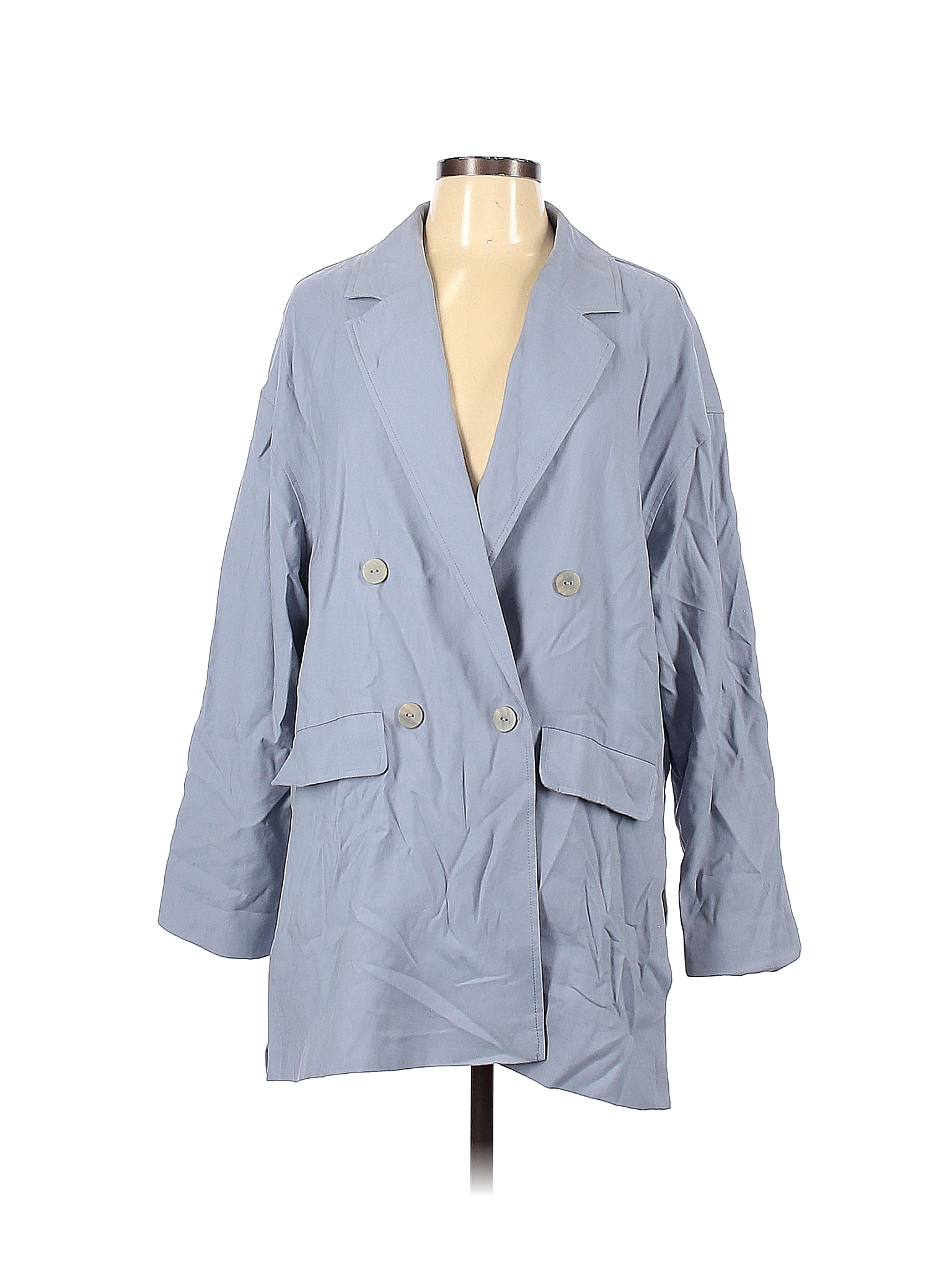 Dynamite Solid Blue Blazer Size L 64 off thredUP