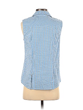 Neiman Marcus Sleeveless Button-Down Shirt (view 2)