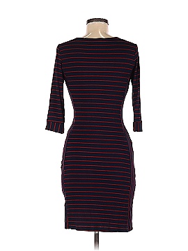 Kaileigh Stripes Blue Casual Dress Size 