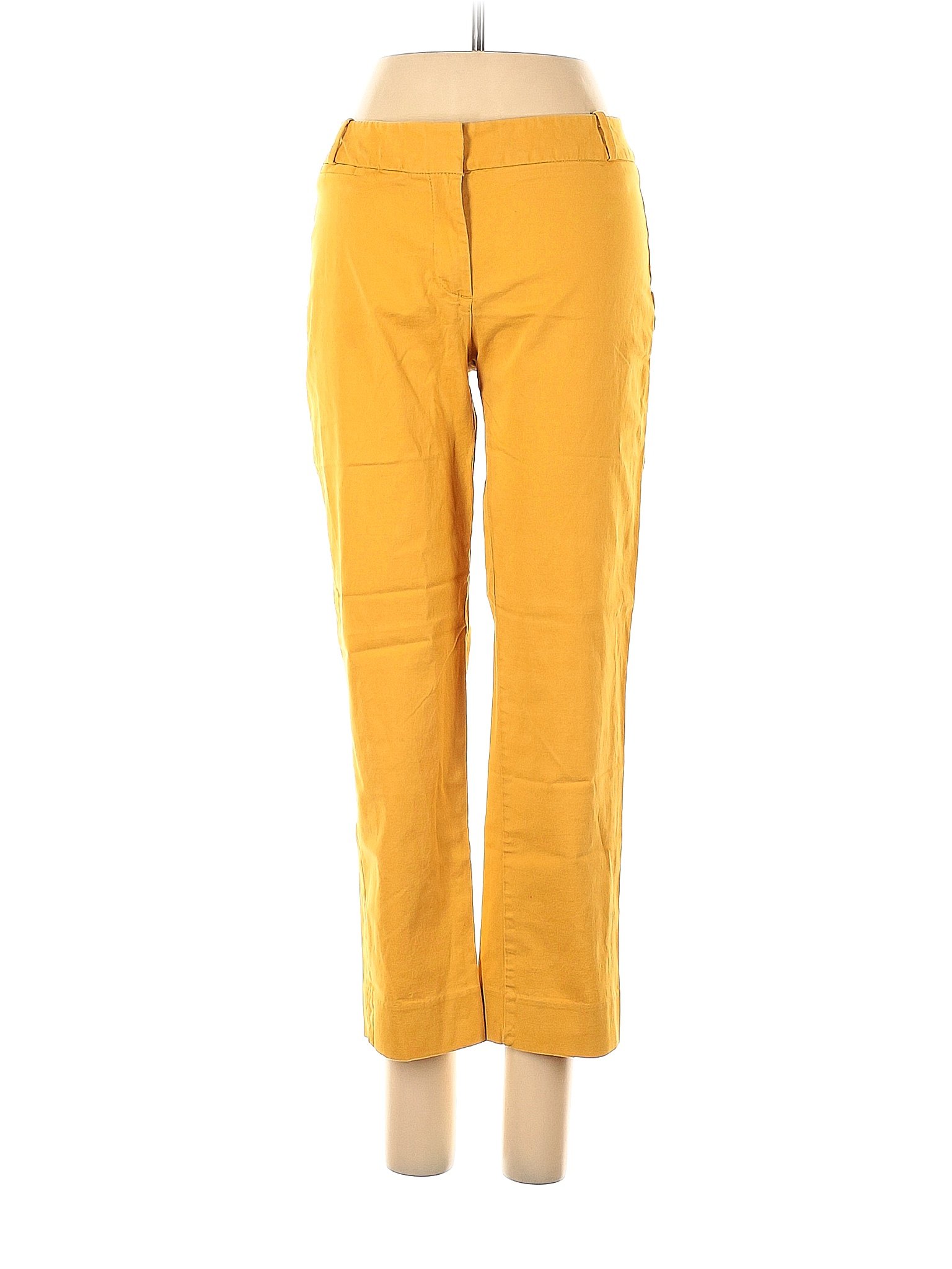 Talbots Outlet Solid Yellow Khakis Size 4 - 61% off | thredUP