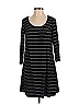 As U Wish Stripes Black Casual Dress Size S - photo 1