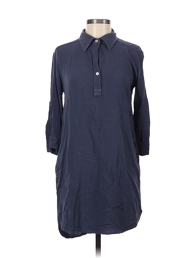 Pre-owned Allen Allen Casual Dress In Blue