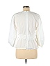 Derek Lam Collective 100% Cotton Solid White White V-Neck Top Size 44 (IT) - photo 2