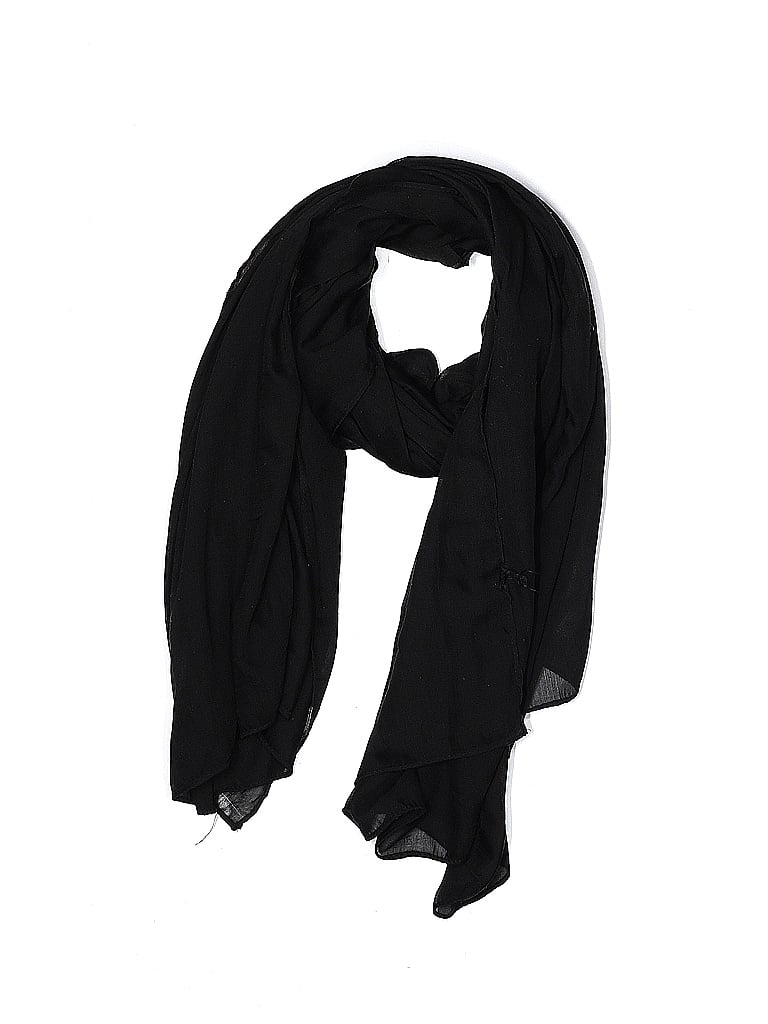 Pre-owned Assorted Brands Scarf In Black