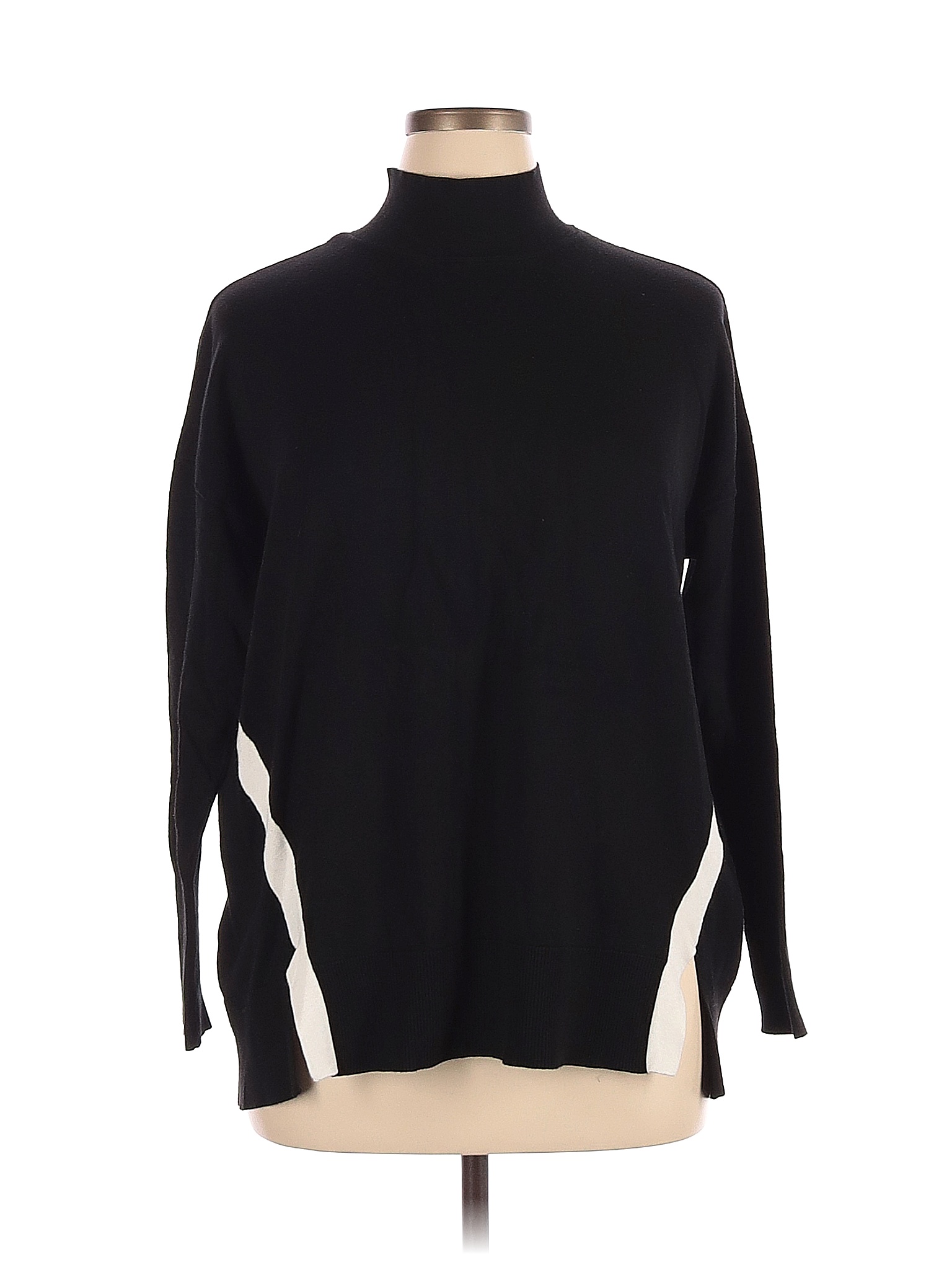 Lane Bryant Solid Black Turtleneck Sweater Size 18 (Plus) - 69% off ...