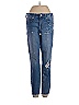 Gap Hearts Stars Graphic Polka Dots Blue Jeans Size 2 - photo 1