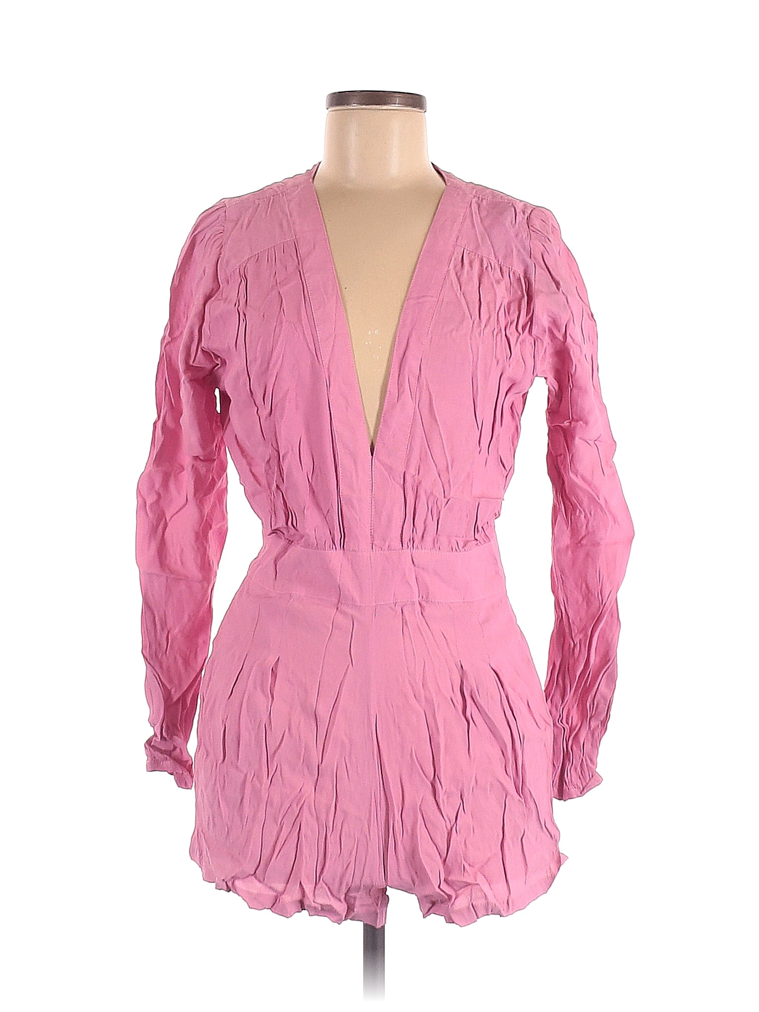 Motel Rocks Solid Pink Romper Size M 81 Off Thredup