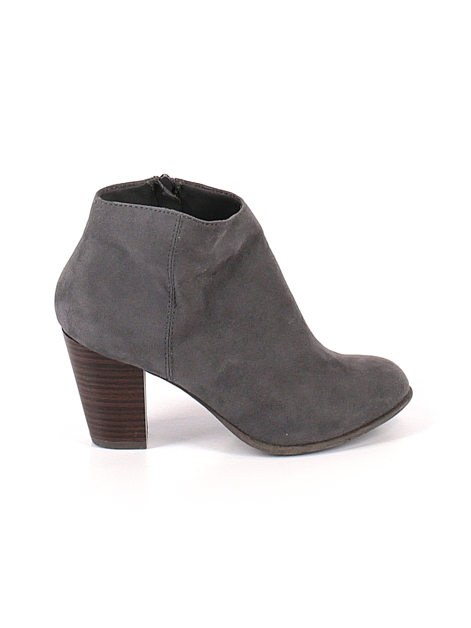 old navy gray booties