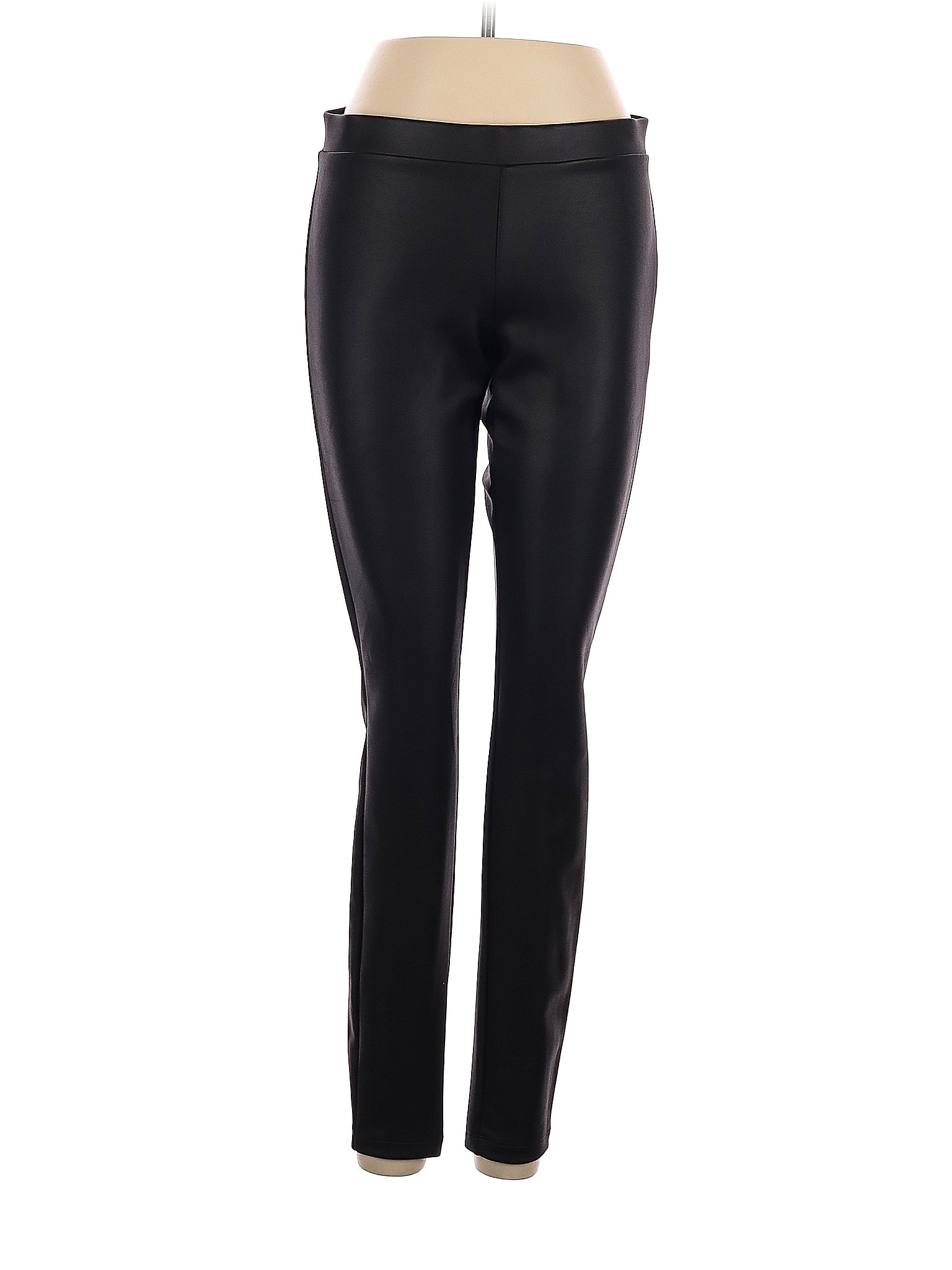 Express Solid Black Faux Leather Pants Size S - 81% off | thredUP