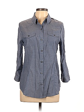 Live To Be Spoiled Long Sleeve Button-Down Shirt (view 1)