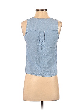 Rewind Sleeveless Button-Down Shirt (view 2)