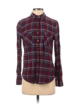 Bethany Mota for Aeropostale Long Sleeve Button-Down Shirt (view 1)