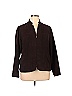 Studio Works 100% Polyester Brown Jacket Size 16 - photo 1
