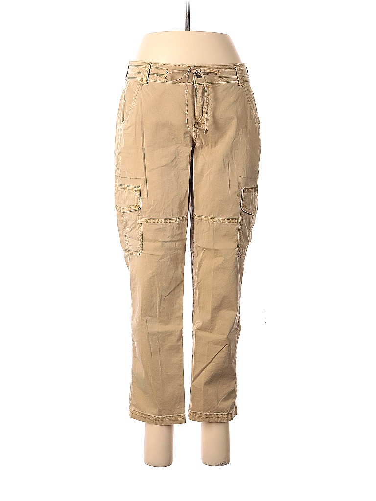 Sonoma Goods for Life Solid Tan Cargo Pants Size 6 72 off thredUP