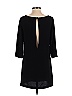 Leith 100% Polyester Solid Black Casual Dress Size XS - photo 2