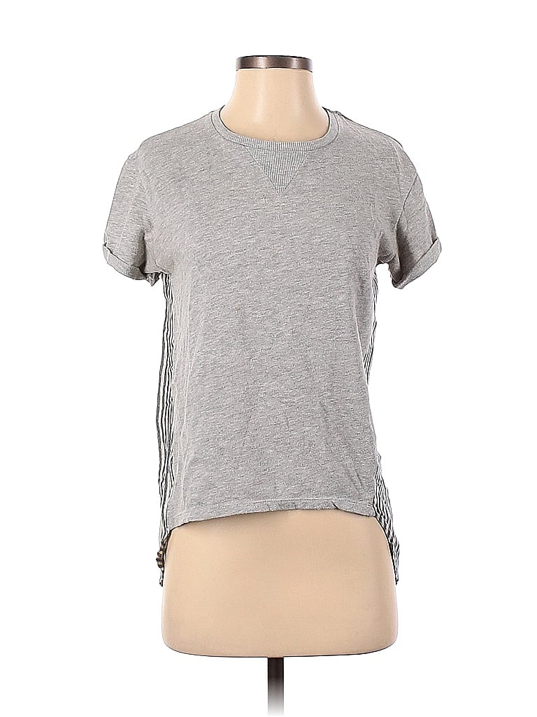 Pre-owned Trafaluc By Zara Short Sleeve T-shirt In Gray