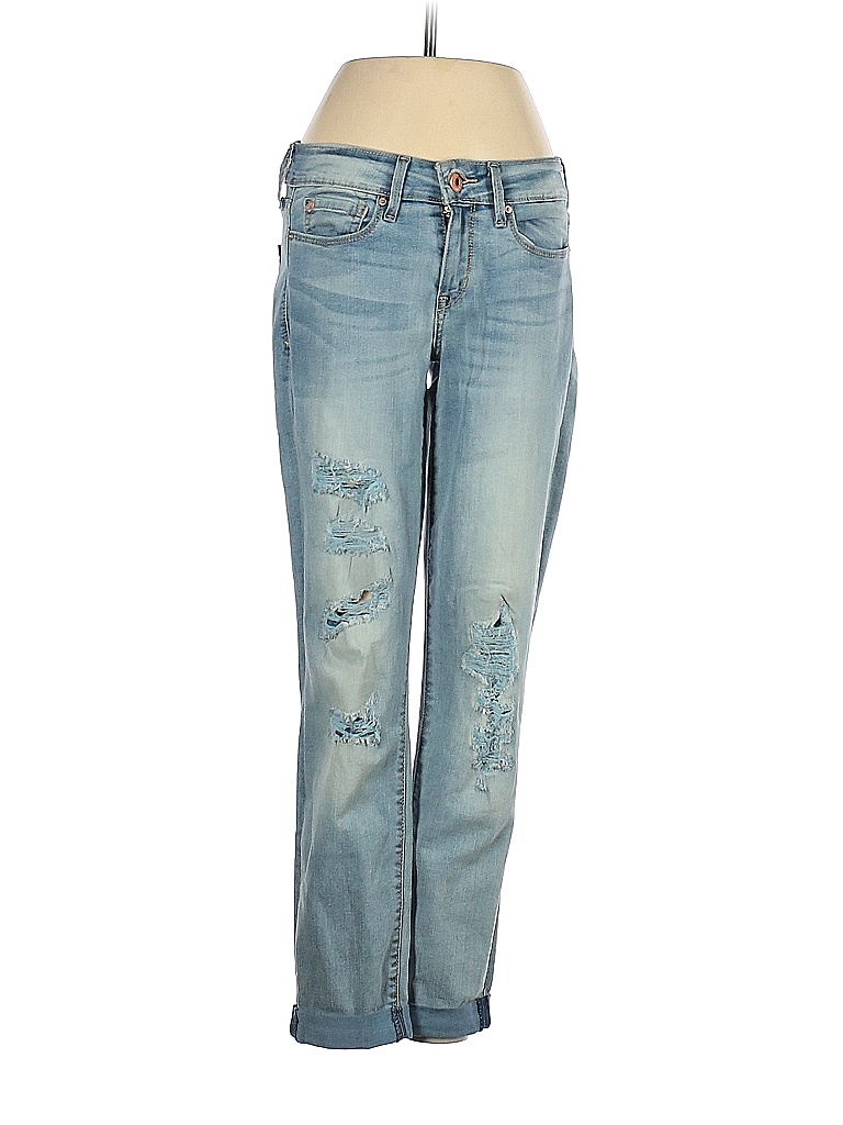 Denizen from Levi's Solid Blue Jeans 24 Waist - 56% off | thredUP